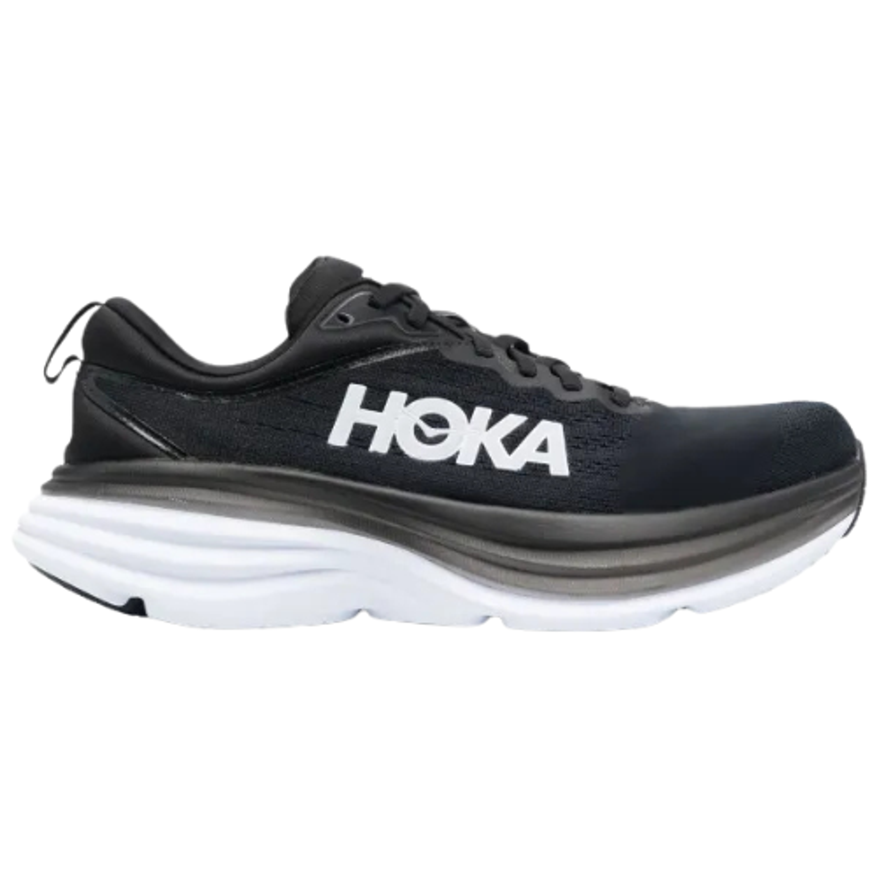 Zapatilla Bondi 8 Wide US 11D Mujer Black Hoka 1