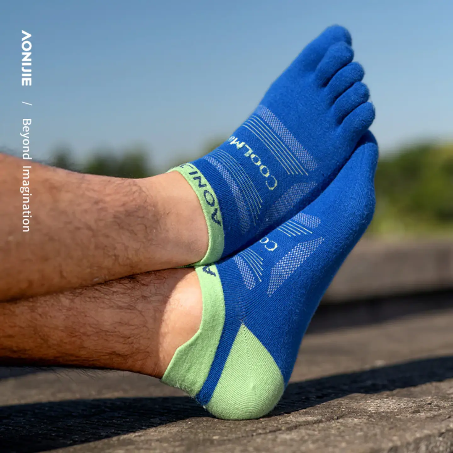 Calcetines Running Ultra Toe Low Aonijie Pack 3 4