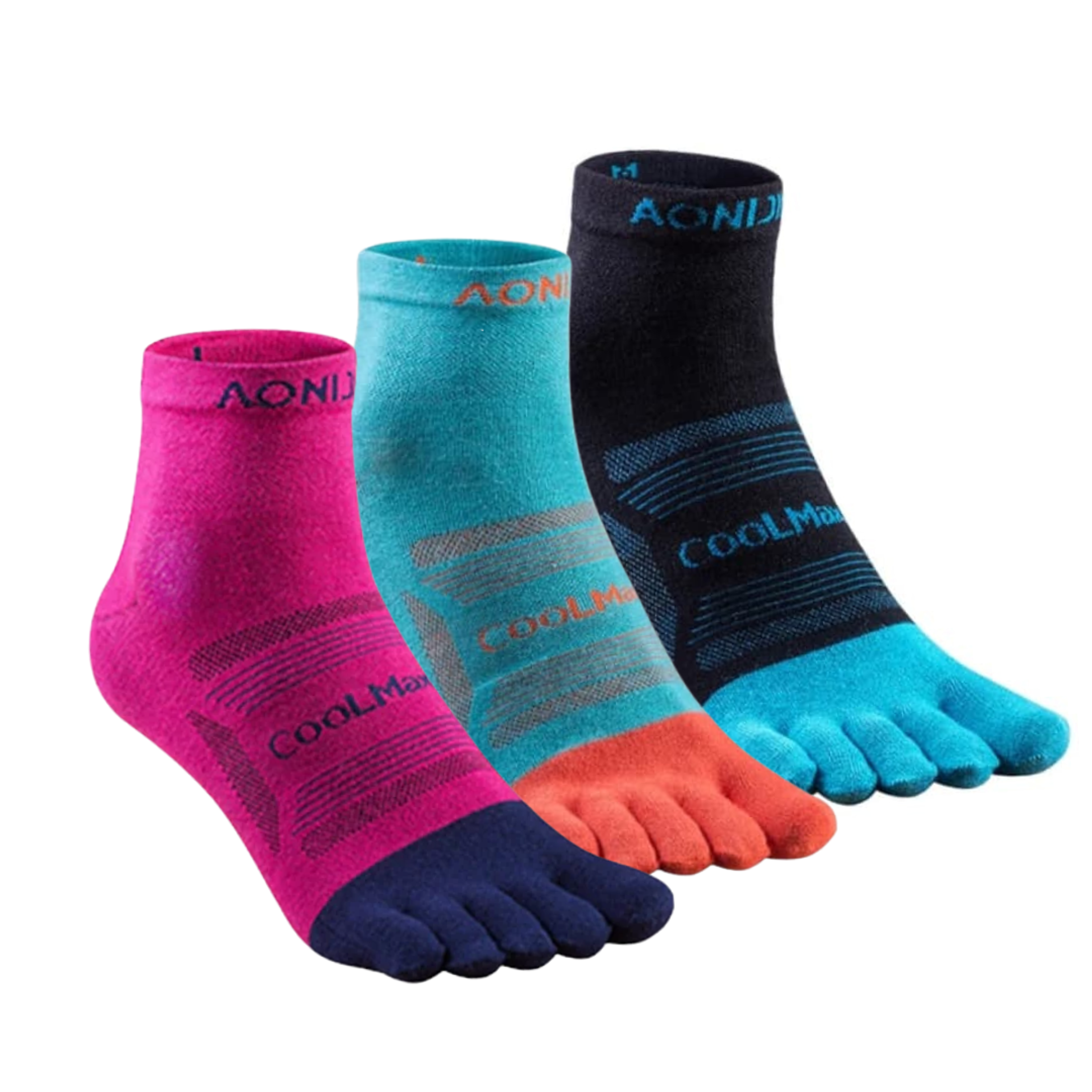 Calcetines Running Ultra Toe Aonijie Pack 3 1