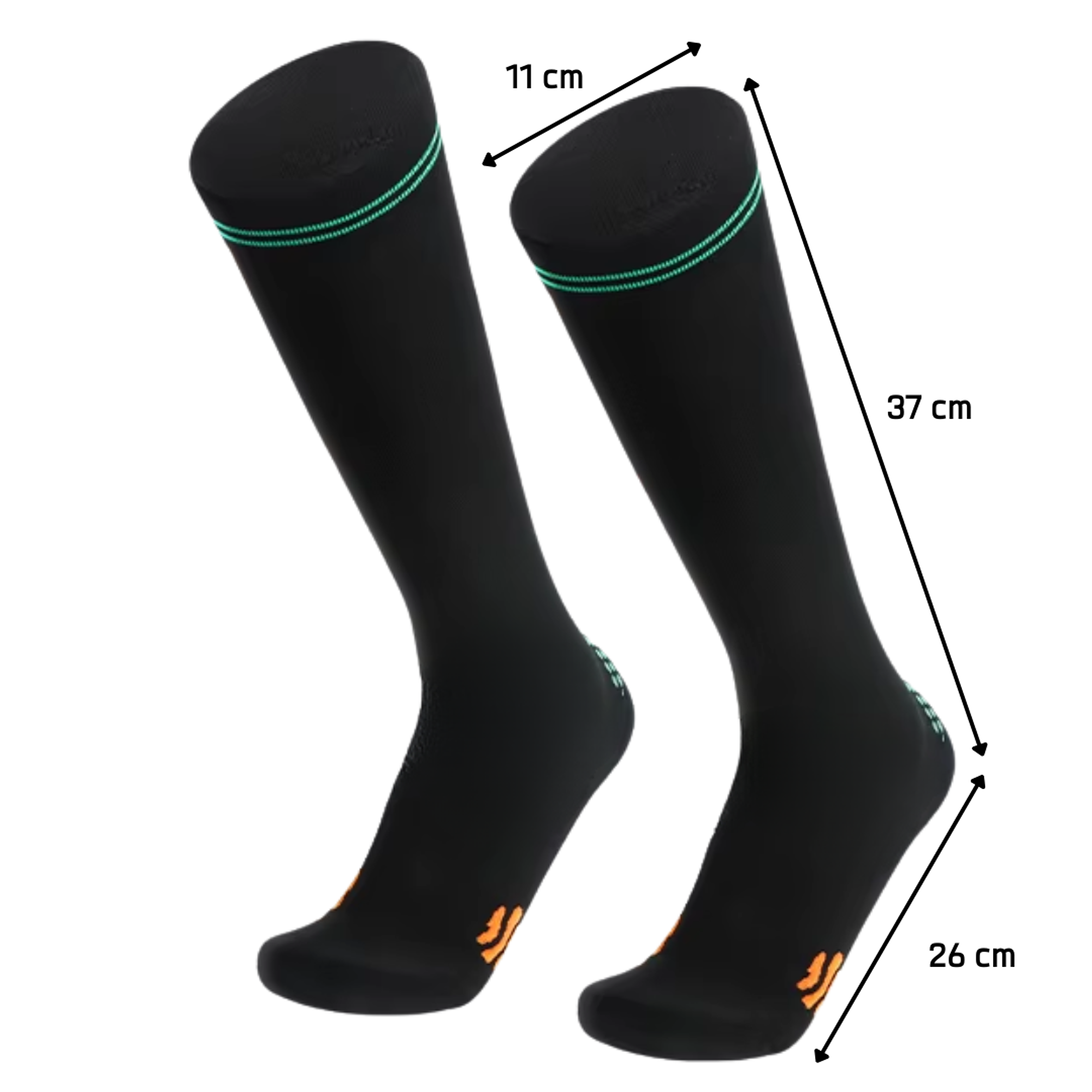 Calcetines de Compresión Full Socks Black 2