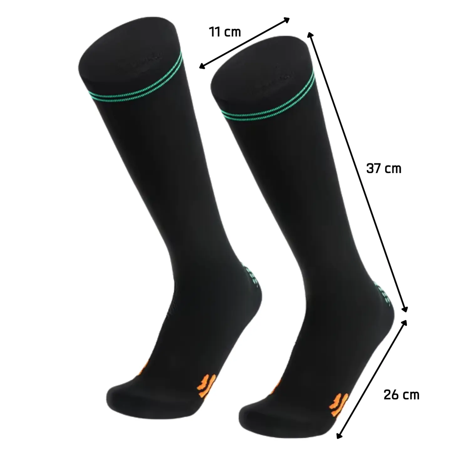 Calcetines de Compresión Full Socks Black 2