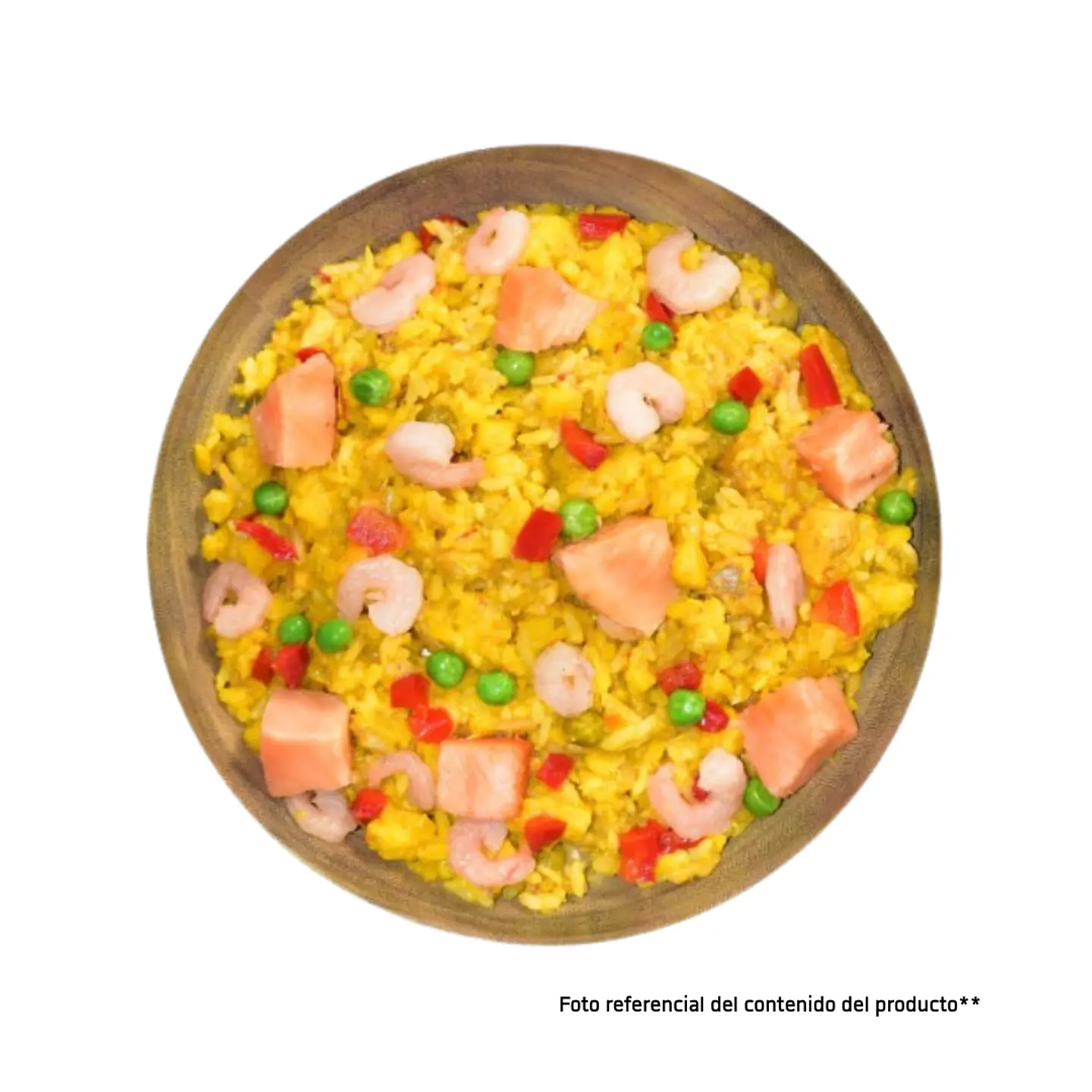 Comida Daff Paella de Salmon con Camarones 260 gr 2