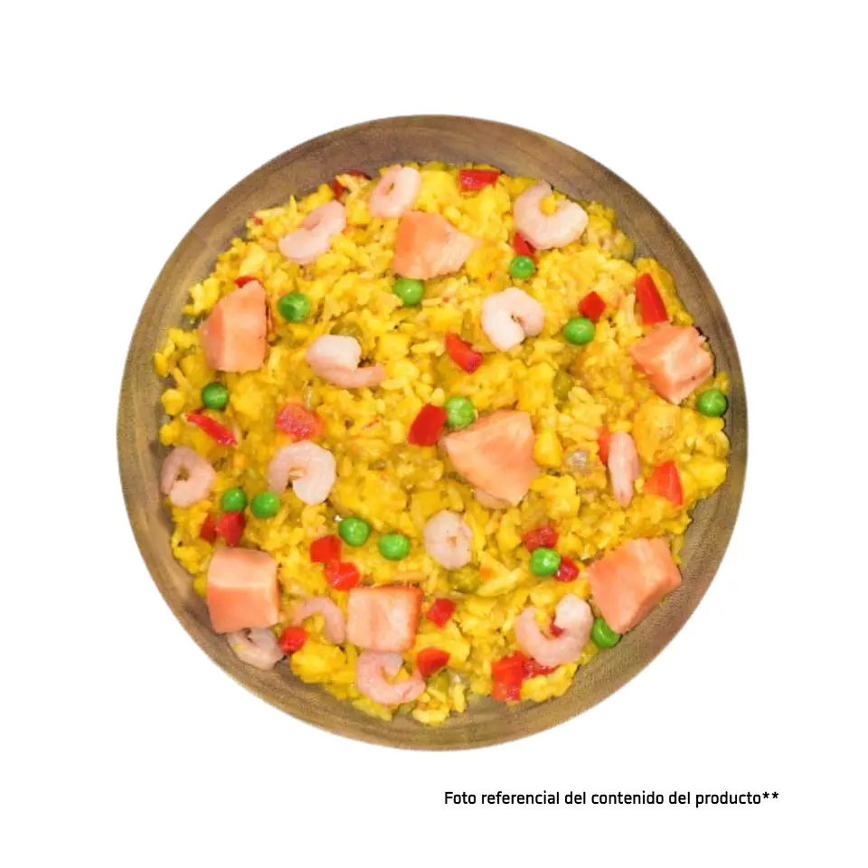 Comida Daff Paella de Salmon con Camarones 260 gr 2