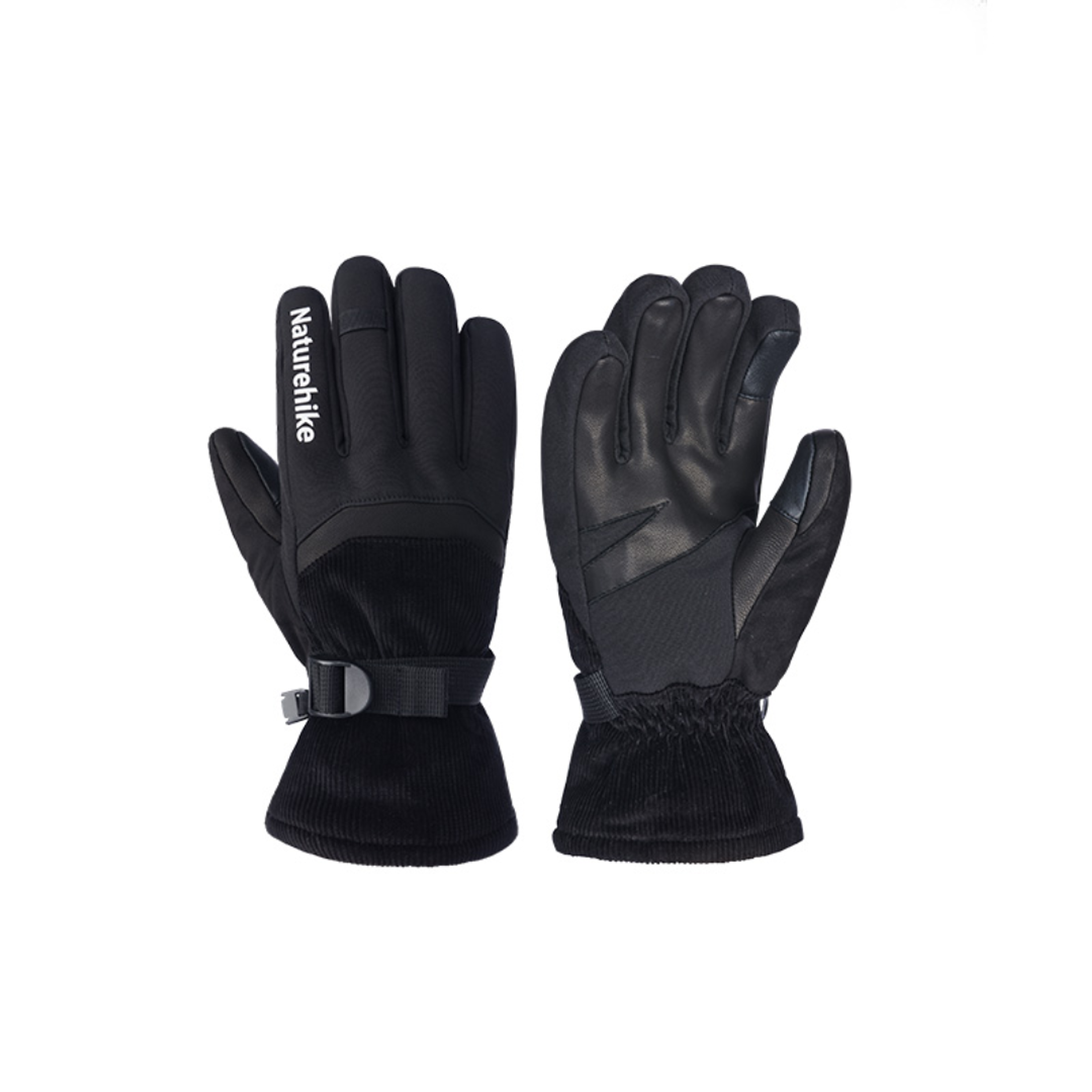 Guantes de Esquí Térmico Touch Black Naturehike 1