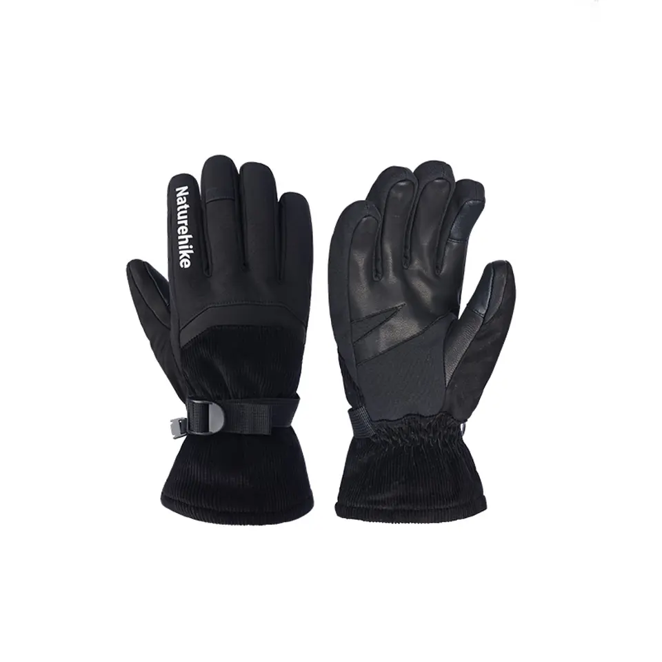 Guantes de Esquí Térmico Touch Black Naturehike 1