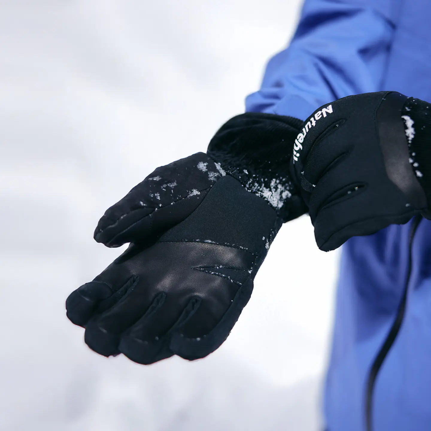 Guantes de Esquí Térmico Touch Black Naturehike 2