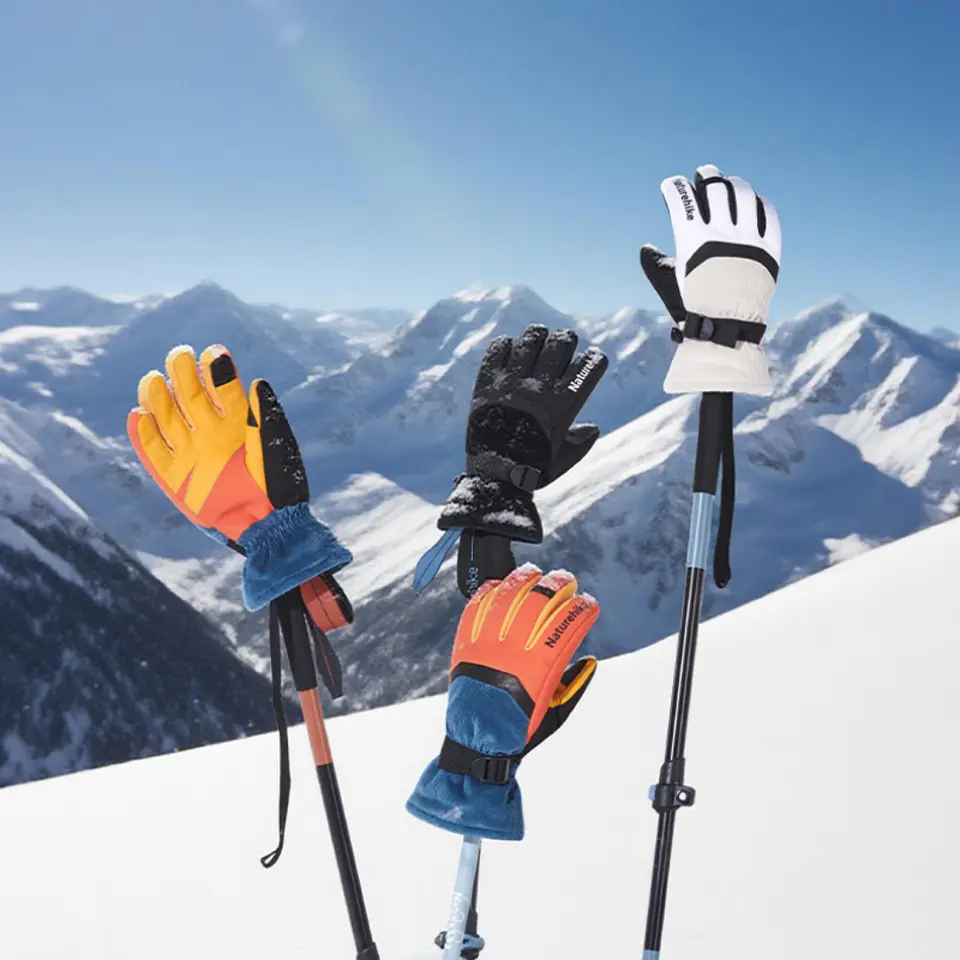 Guantes de Esquí Térmico Touch Orange Naturehike 3