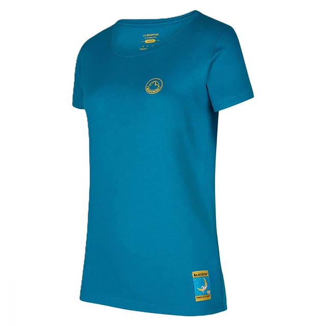 La Sportiva Climbing On The Moon T-Shirt Mujer – Detalle técnico