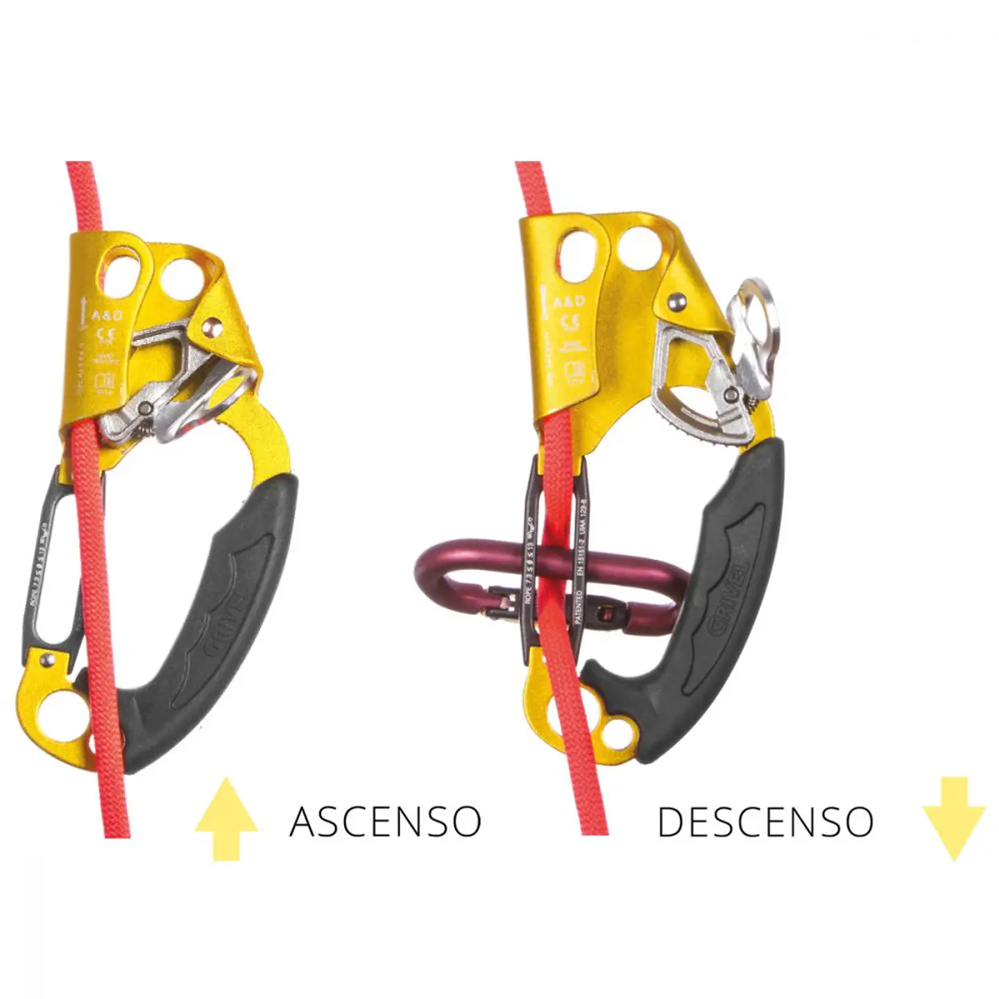 Ascendedor/Descendedor A&D Grivel  3