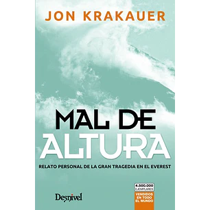 Libro Mal de altura. La gran tragedia del Everest - Desnivel