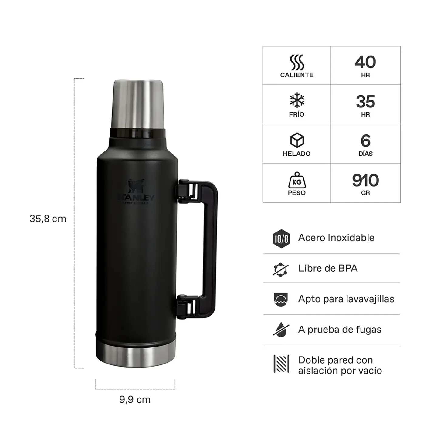 Termo Classic 1.4 lt Stanley 4