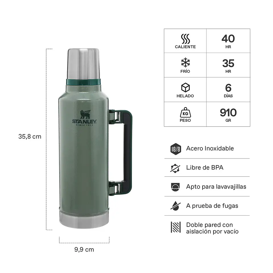 Termo Classic 1.4 lt Stanley 3