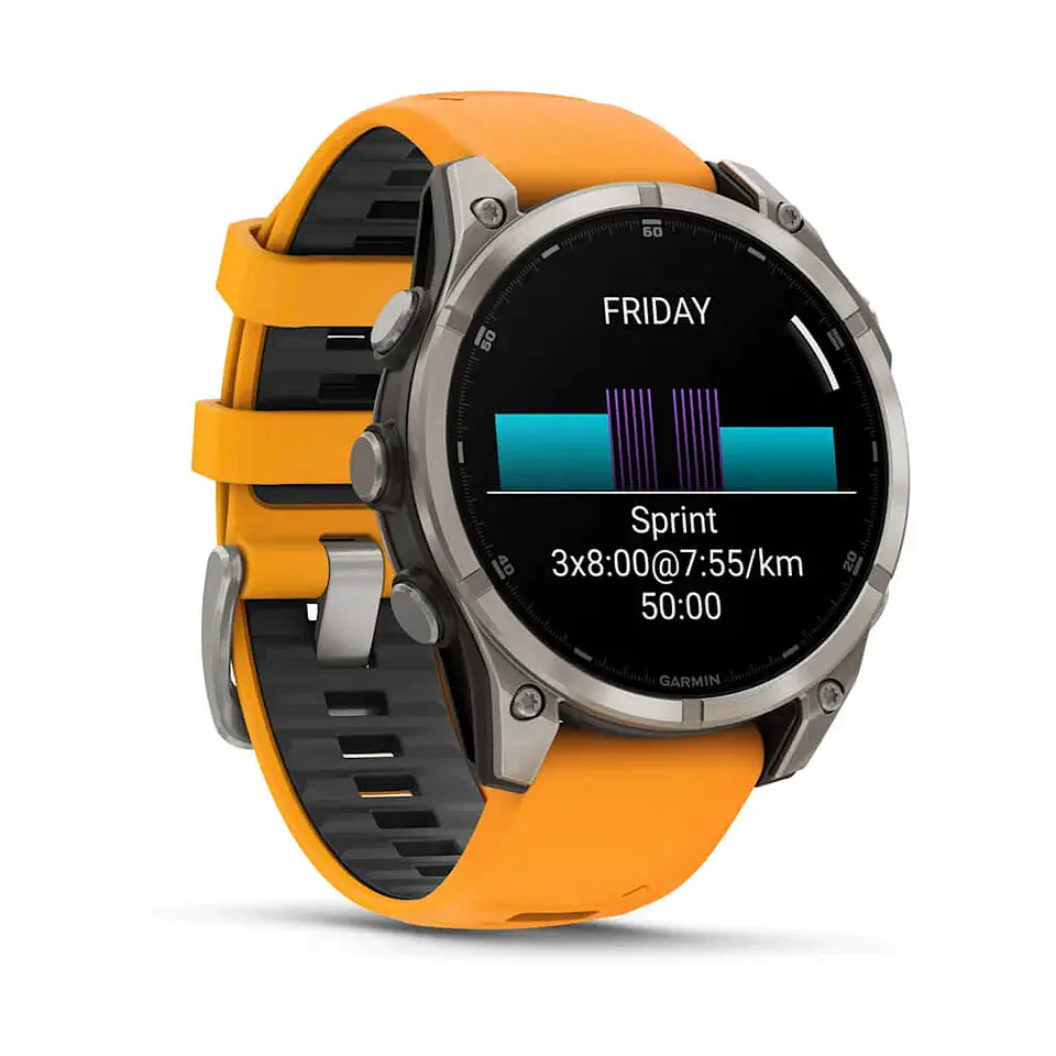 fēnix® 8 – 47mm Amoled Sapphire Spark Orange 2