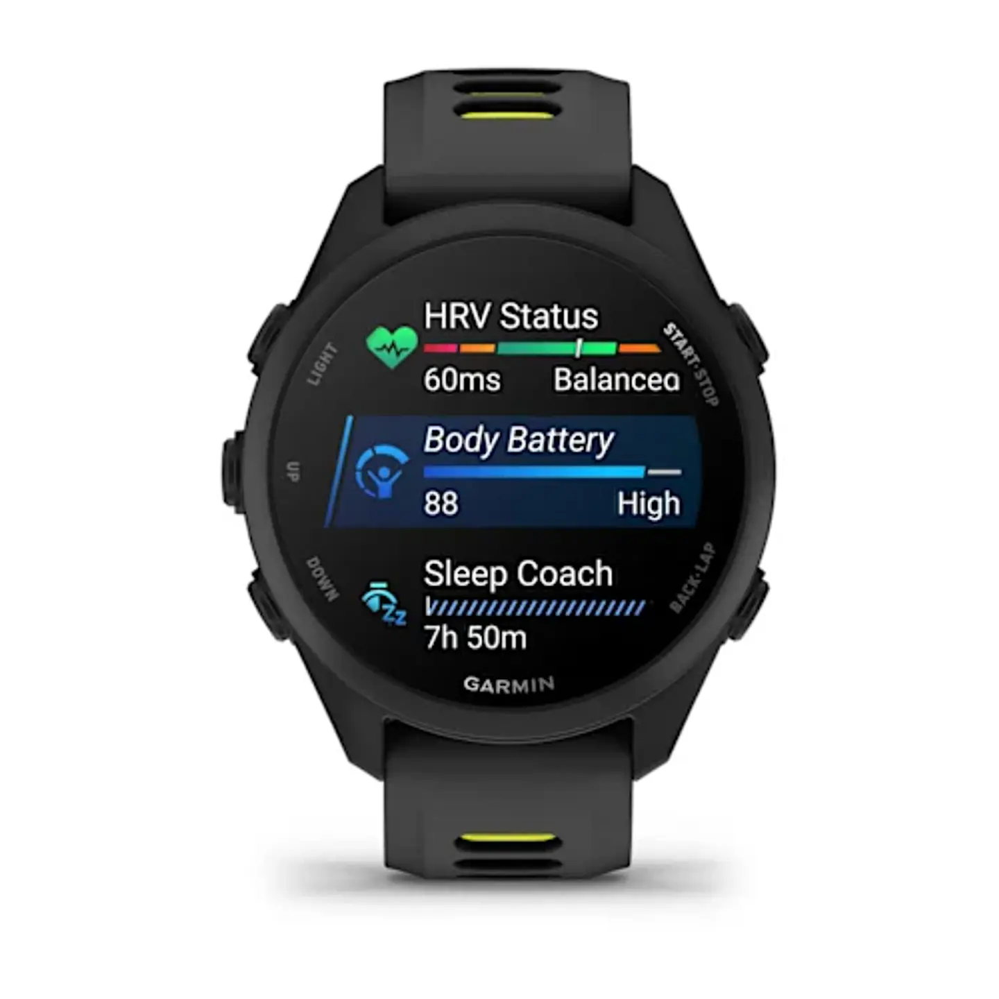 Forerunner 170 Music Black/Amp Yellow 4
