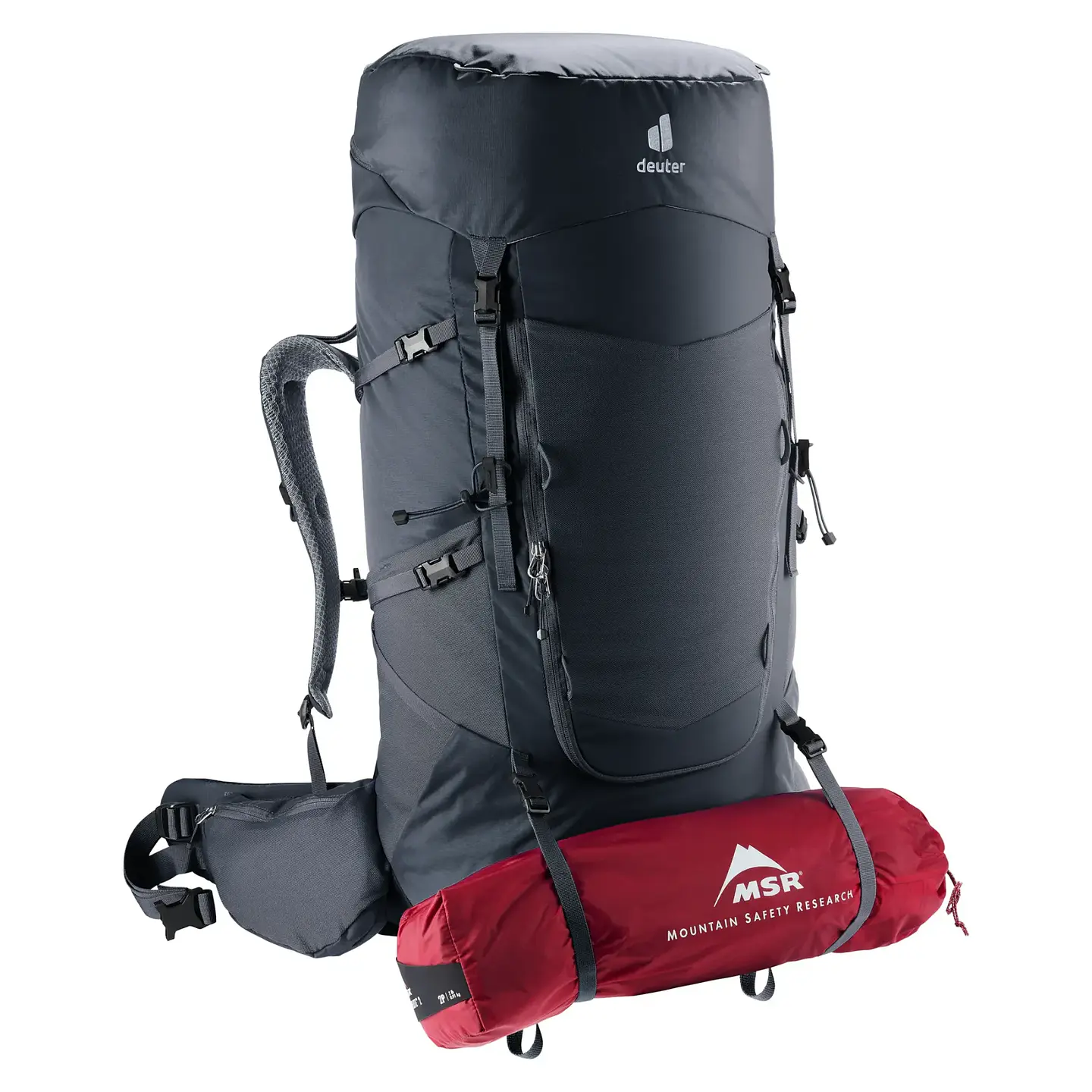 Mochila Trekking Aircontact Core 70 + 10 Deuter 15