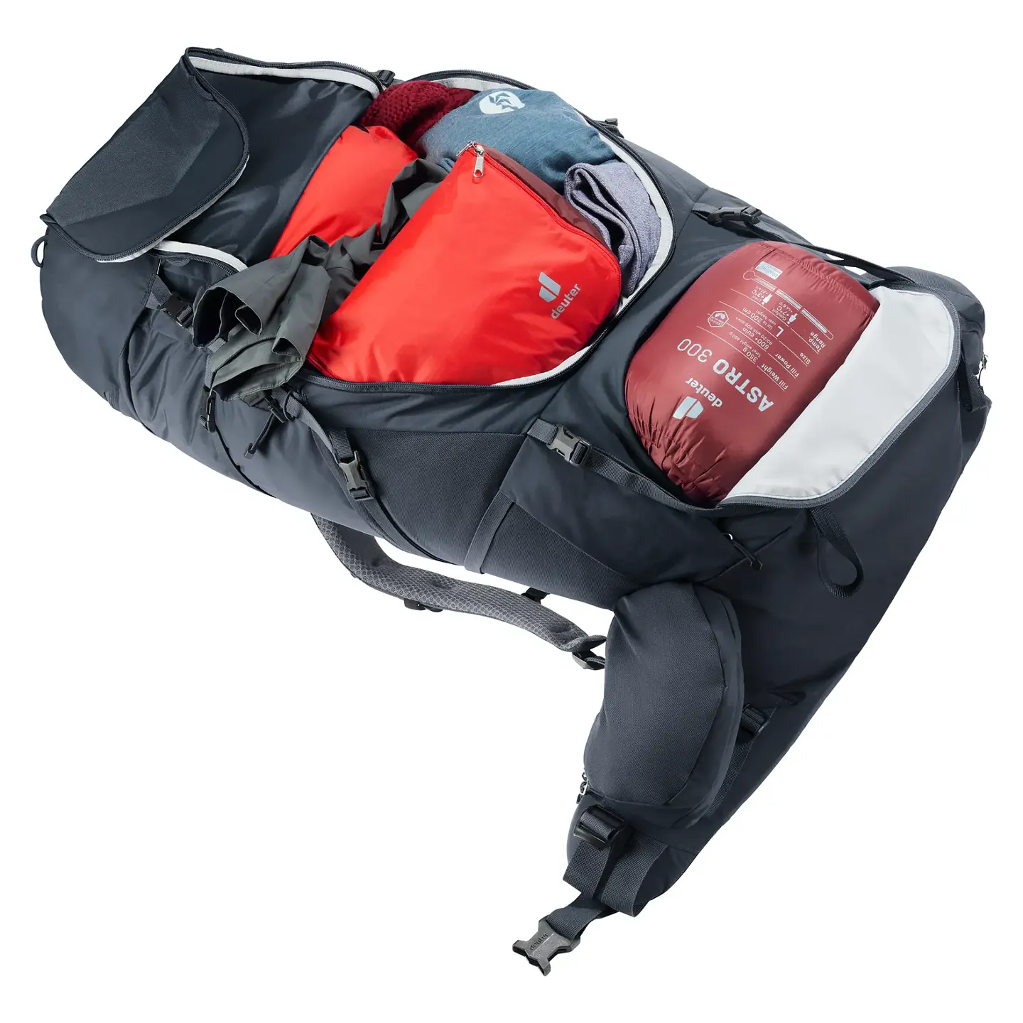 Mochila Trekking Aircontact Core 70 + 10 Deuter 17