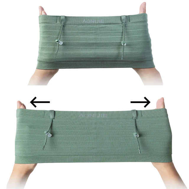 Cinturón Trail Running Free Belt Pro Black – Diseño Aonijie