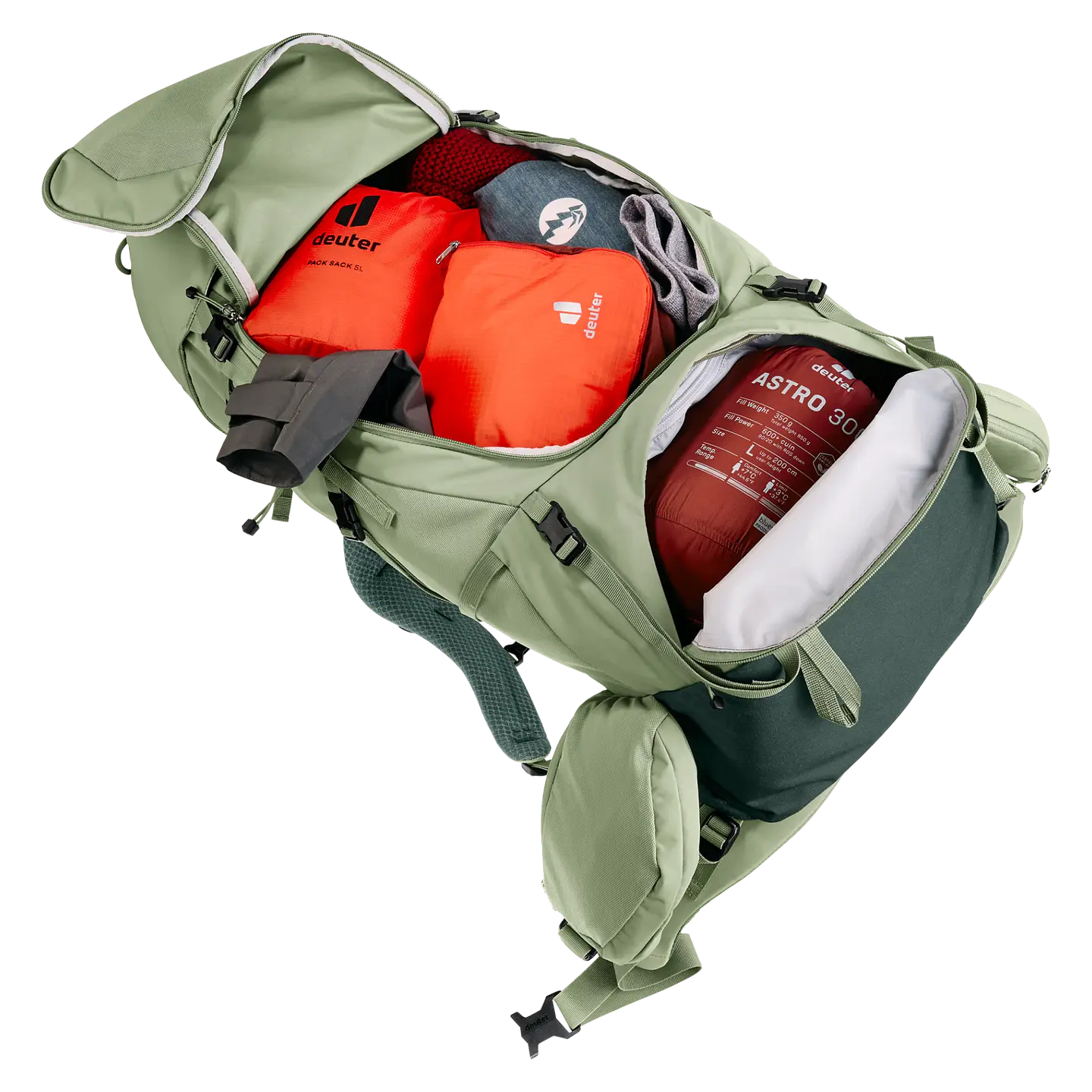 Mochila Trekking Aircontact Core 45+10 SL Deuter 9