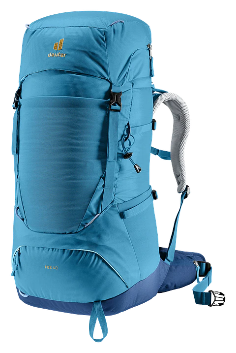 Mochila Trekking Infantil Fox 40 Wave Nightblue Deuter