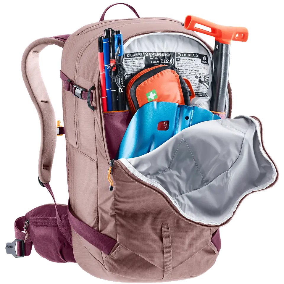 Mochila Freeride Freerider 28 SL Ashrose Cassis Deuter 2