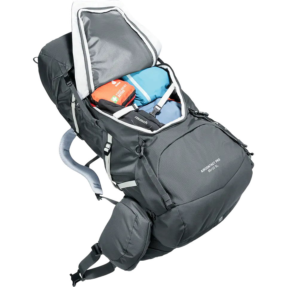 Mochila Trekking Aircontact Pro 65+10 SL Graphite Deuter 5