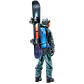 Mochila Freeride Freerider 30 Neptune Nightblue Deuter - Miniatura 5