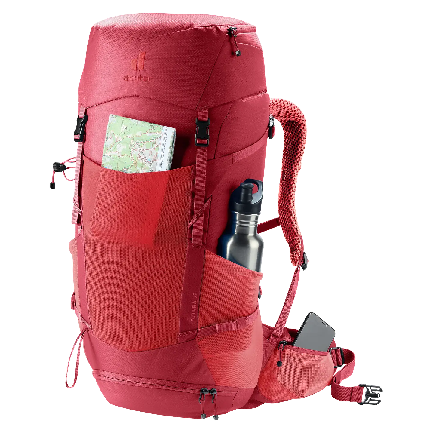 Mochila Senderismo Futura 32 Cherry Masala Deuter 3