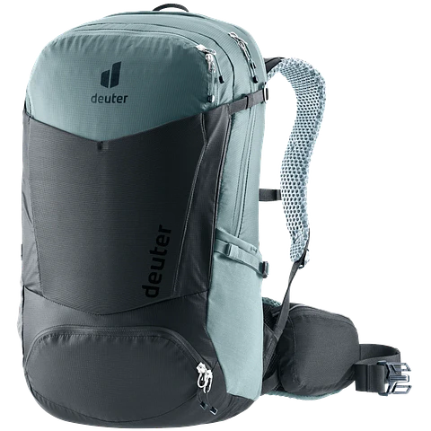 Mochila Ciclismo Trans Alpine Pro 28 Graphite Shale Deuter