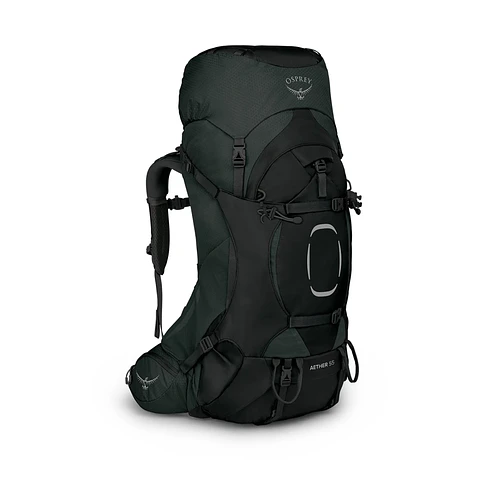 Mochila Aether 65 Trekking Expedición Black Osprey