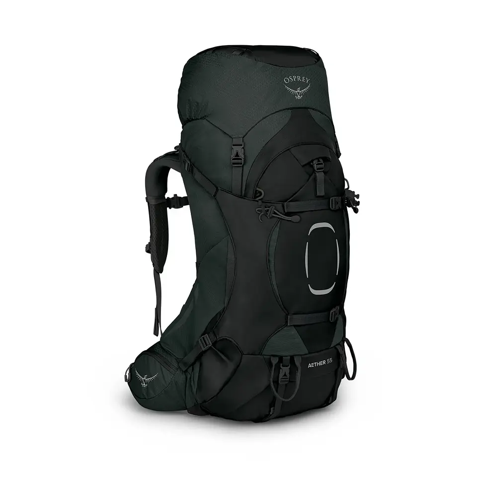 Mochila Aether 65 Trekking Expedición Black Osprey 1