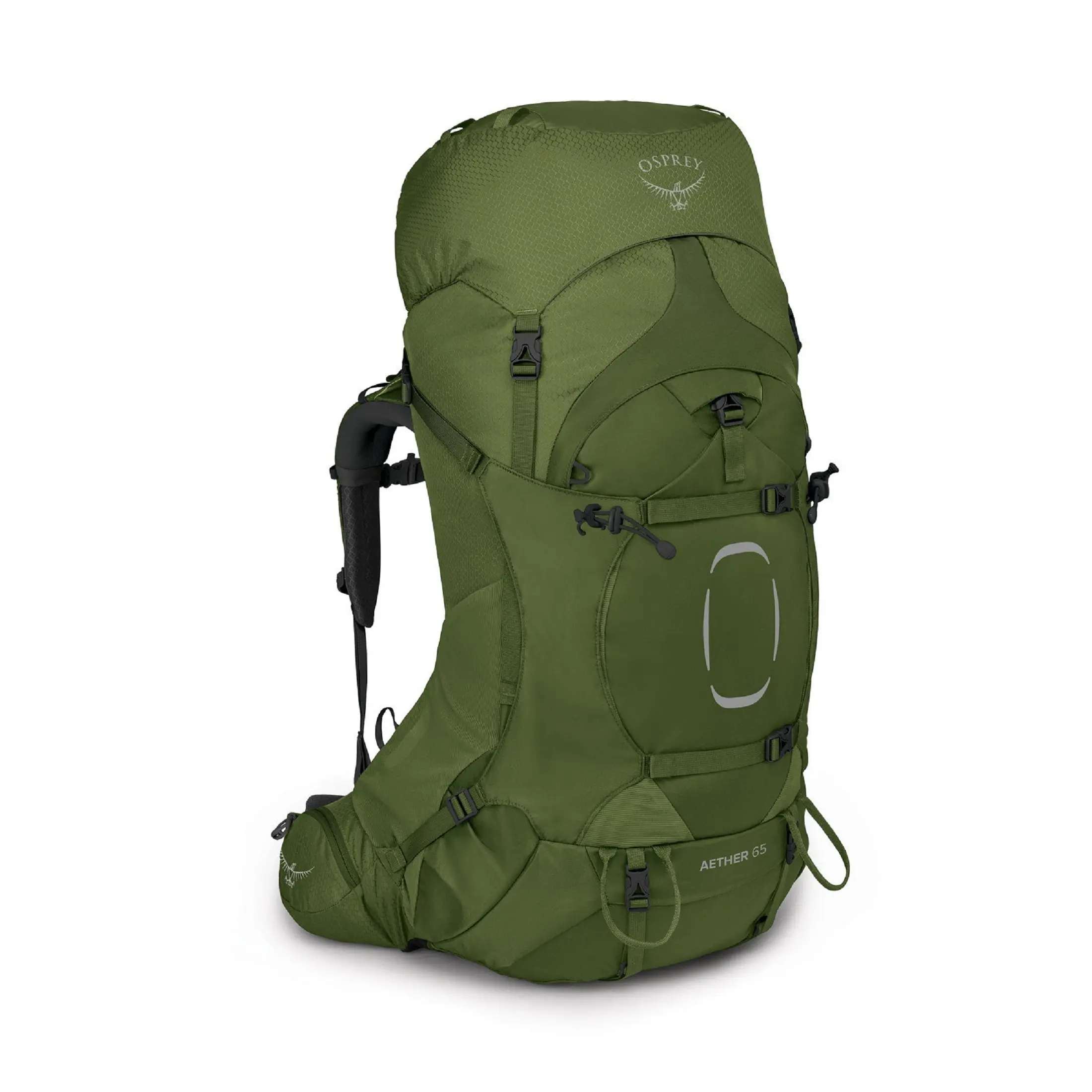 Mochila Aether 65 Trekking Expedición Mustard Green Osprey
