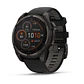 Garmin fēnix® 8 – 47 mm, Solar, Sapphire - Sapphire, Titanio con revestimiento de DLC con correa de silicona negra/gris - Miniatura 1