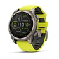 Garmin fēnix® 8 – 47 mm, Solar, Sapphire - Sapphire, Titanio con correa de silicona amarilla/grafito - Miniatura 1