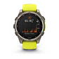 Garmin fēnix® 8 – 47 mm, Solar, Sapphire - Sapphire, Titanio con correa de silicona amarilla/grafito - Miniatura 2