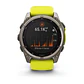 Garmin fēnix® 8 – 51 mm, Solar, Sapphire - Sapphire, Titanio con correa de silicona amarilla/grafito - Miniatura 2