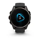 Garmin fēnix® 8 – 43 mm, AMOLED - Sapphire, Titanio con revestimiento de DLC con correa de silicona negra/gris - Miniatura 4