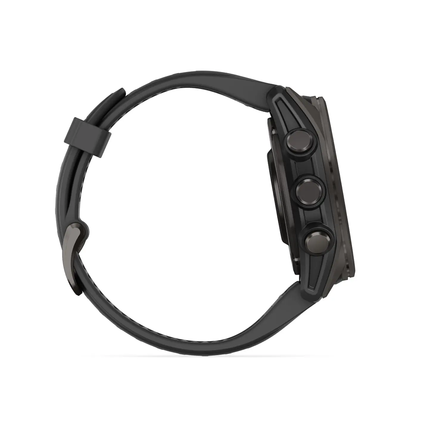 Garmin fēnix® 8 – 43 mm, AMOLED - Sapphire, Titanio con revestimiento de DLC con correa de silicona negra/gris 5