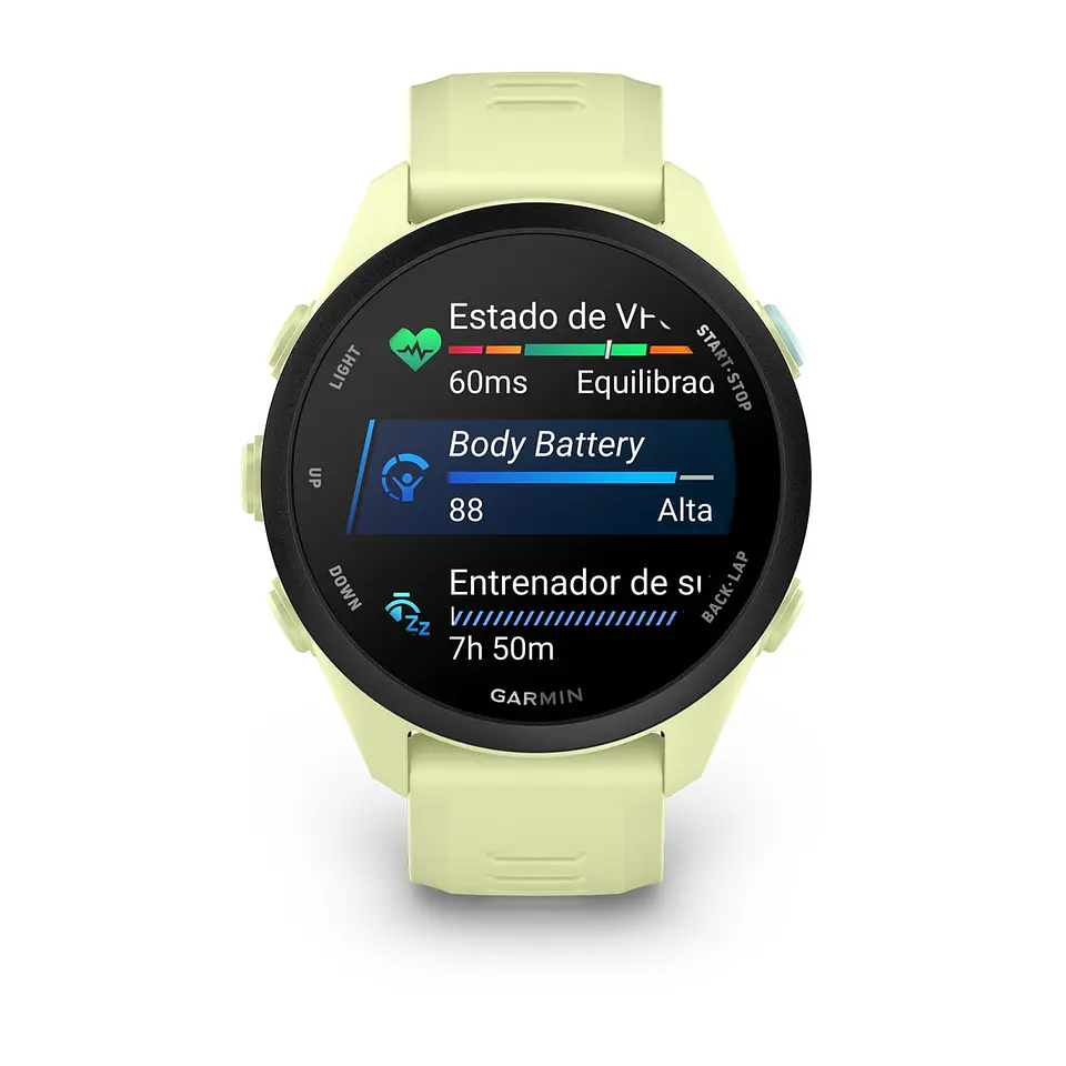 Garmin Forerunner® 70 - Amarillo verdoso 2