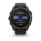 Garmin fēnix® 8 – 51 mm, Solar, Sapphire - Sapphire, Titanio con revestimiento de DLC con correa de silicona negra/gris - Miniatura 3