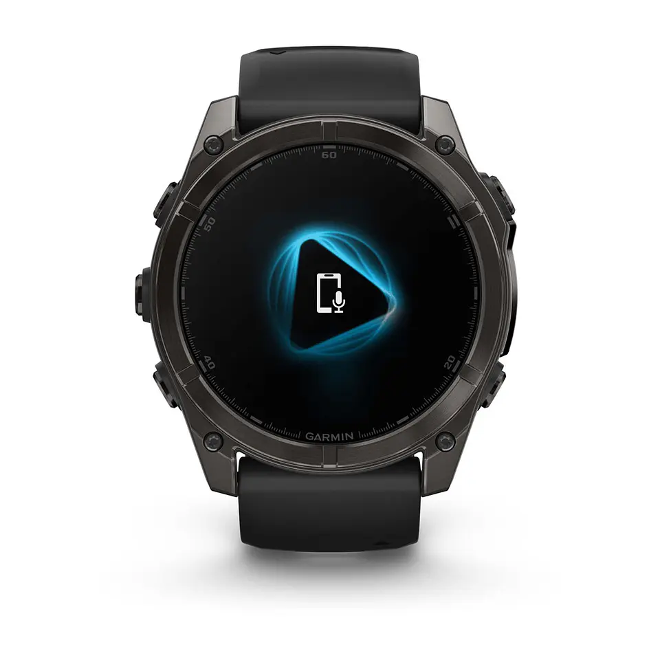 Garmin fēnix® 8 – 51 mm, AMOLED - Sapphire, Gris grafito con correa de silicona negra/gris 4