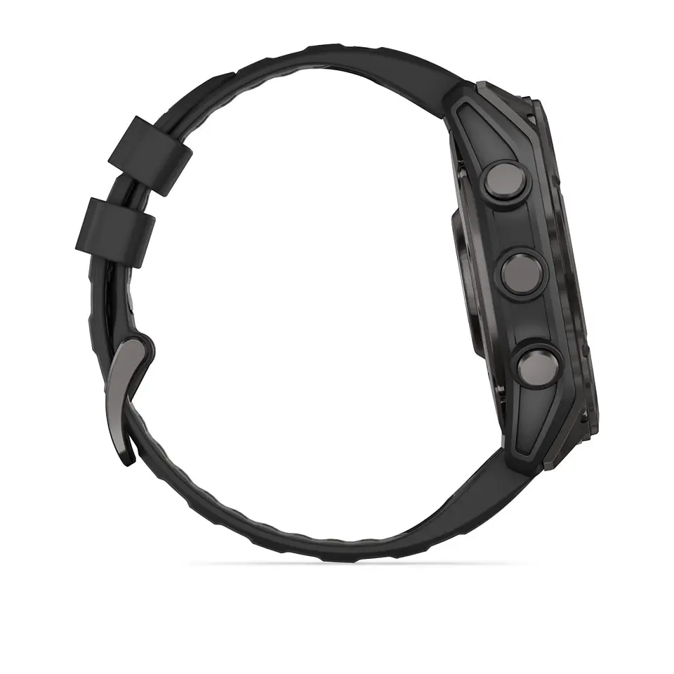 Garmin fēnix® 8 – 51 mm, AMOLED - Sapphire, Gris grafito con correa de silicona negra/gris 5