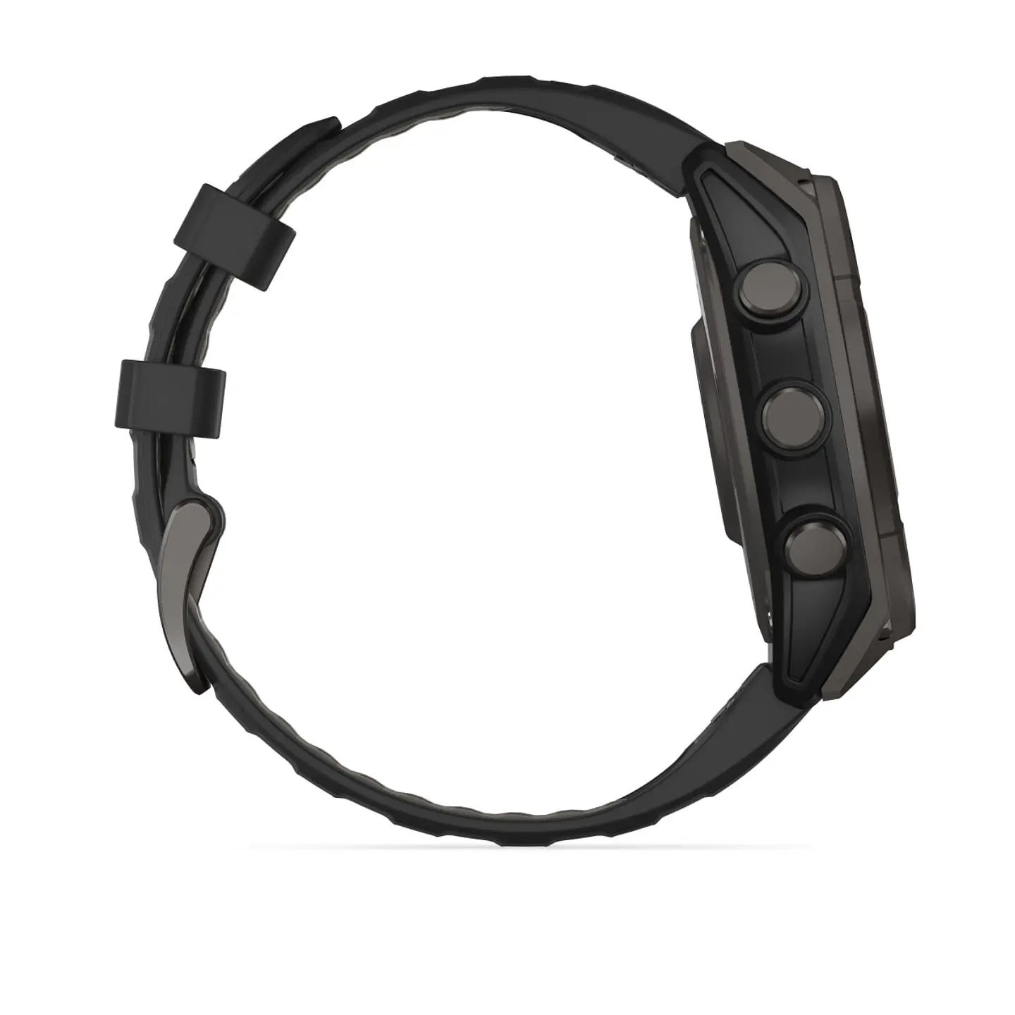 Garmin fēnix® 8 – 47 mm, Solar, Sapphire - Sapphire, Titanio con revestimiento de DLC con correa de silicona negra/gris 5