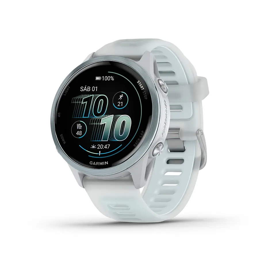 Garmin Forerunner® 570 - 42mm - Aluminio azul nube con correa en azul nube/blanco piedra traslúcido 1
