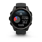 Garmin fēnix® 8 – 43 mm, AMOLED - Sapphire, Titanio con revestimiento de DLC con correa de silicona negra/gris - Miniatura 8