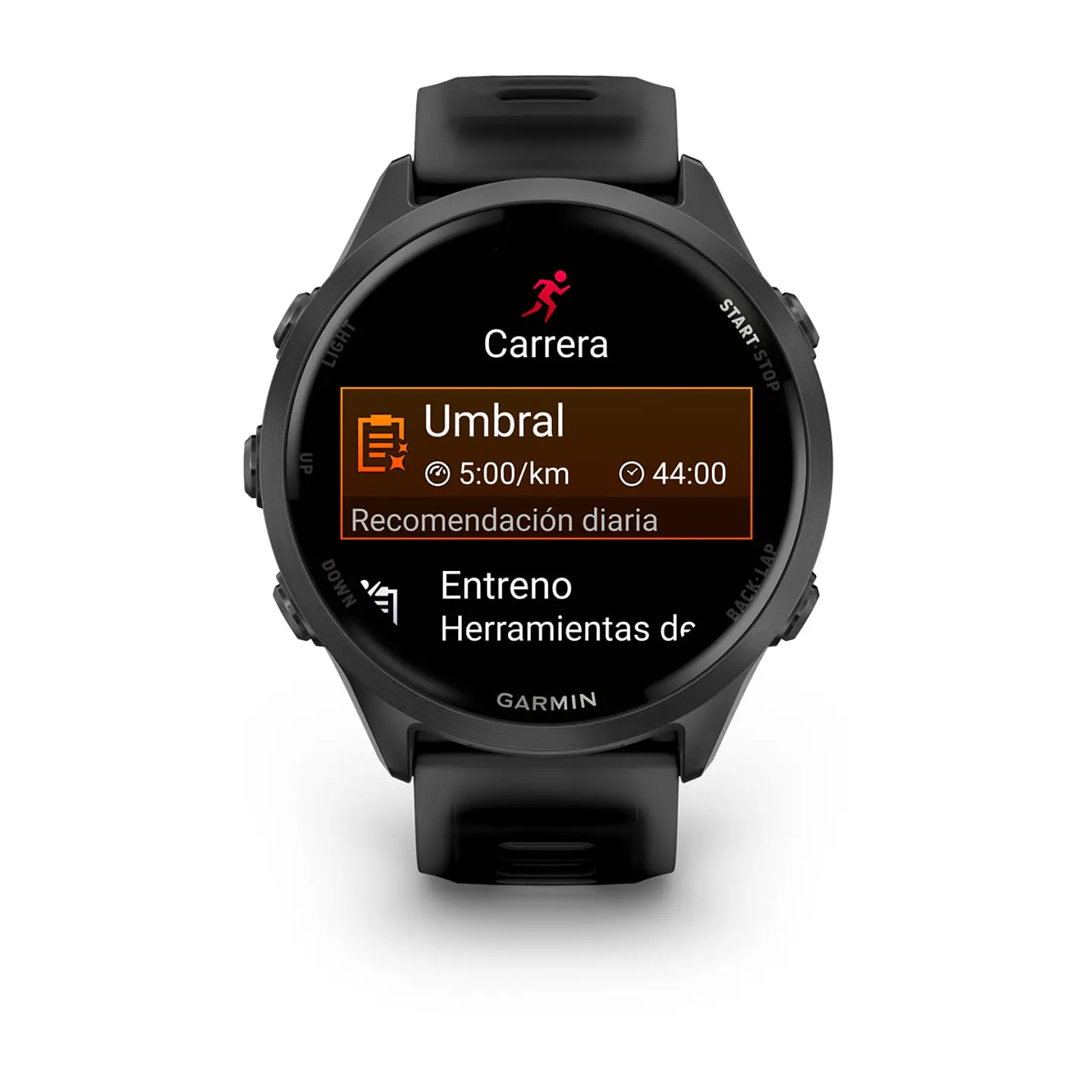Garmin Forerunner® 570 - 47mm - Aluminio gris pizarra con correa en negro/negro traslúcido 2