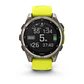 Garmin fēnix® 8 – 47 mm, Solar, Sapphire - Sapphire, Titanio con correa de silicona amarilla/grafito - Miniatura 8