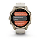Garmin fēnix® 8 – 43 mm, AMOLED - Sapphire, Dorado claro con correa de silicona gris/marrón oscuro - Miniatura 10