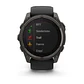 Garmin fēnix® 8 – 51 mm, Solar, Sapphire - Sapphire, Titanio con revestimiento de DLC con correa de silicona negra/gris - Miniatura 6