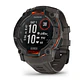 Garmin Instinct® 3 – 50 mm, Solar - Negro con correa gris marengo - Miniatura 1