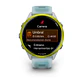 Garmin Forerunner® 570 - 47mm - Aluminio amarillo con correa en turquesa/blanco piedra traslúcido - Miniatura 2